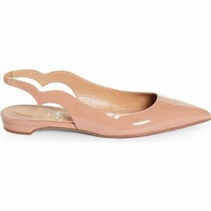 Christian Louboutin Nude Pointed Toe Slingback Heels